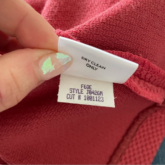 Eileen Fisher Virgin Wool Pique Stretch Jacket Terracotta Pink Blazer NWT Size M - Picture 8 of 12